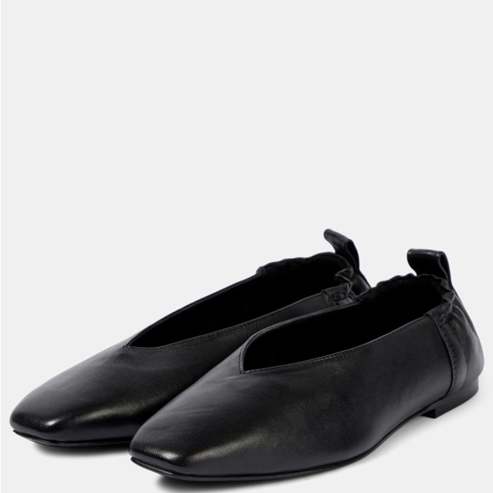 A. Emery Briot leather ballet flats, size 38, NWOT